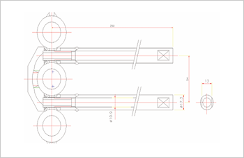 Clamp-type mounting around water tube