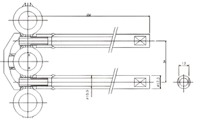 Clamp-type mounting around water tube